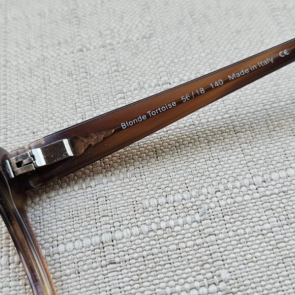 Kirkland Signature Eyeglasses/Sunglasses Frame CHARDONNAY Blonde Tortoise Italy - Picture 8 of 11